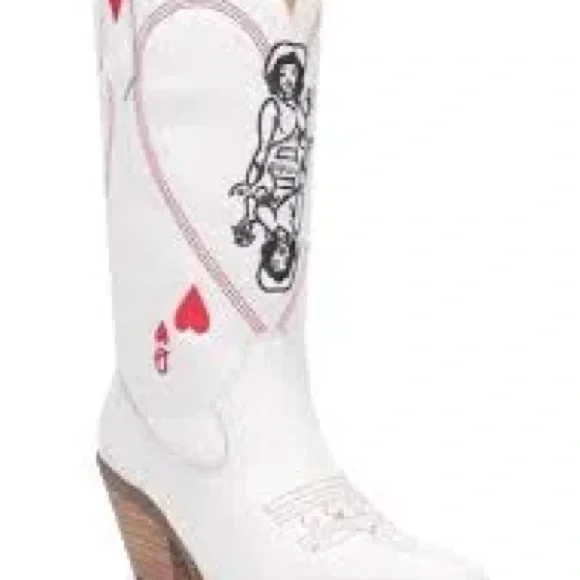 White Cowboy Boots - Picture 6 of 6